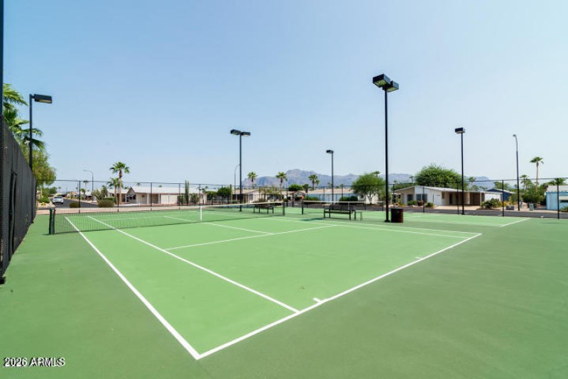 tennis courts