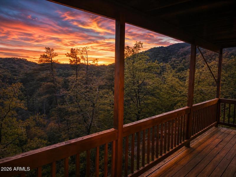 Sunset on Porch