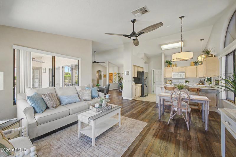 Family Room Open to Kitchen