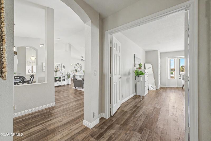 Hallway to main Bedroom