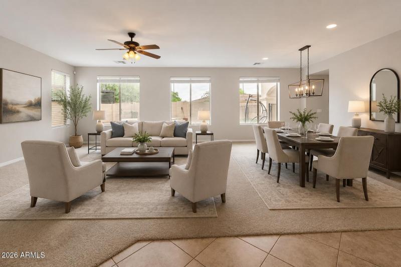 Formal Living Room and Dining Room