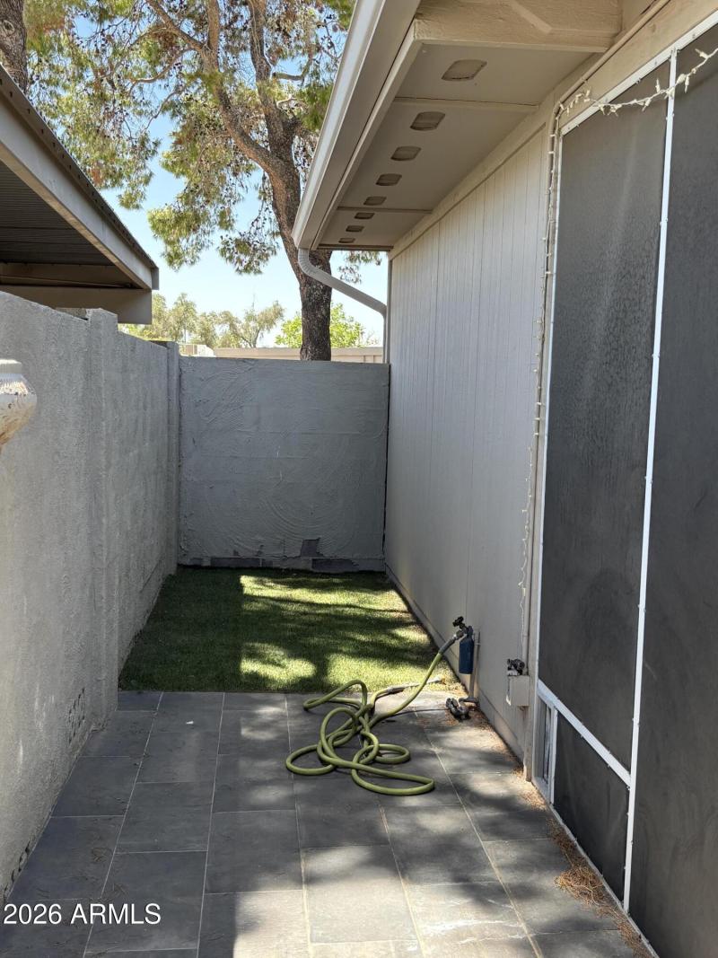 Private pet yard