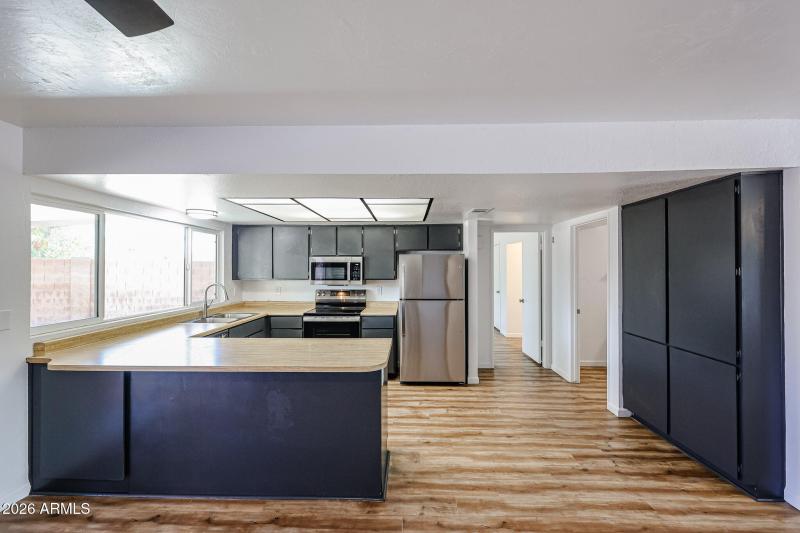 Kitchen with Brand New Appliances