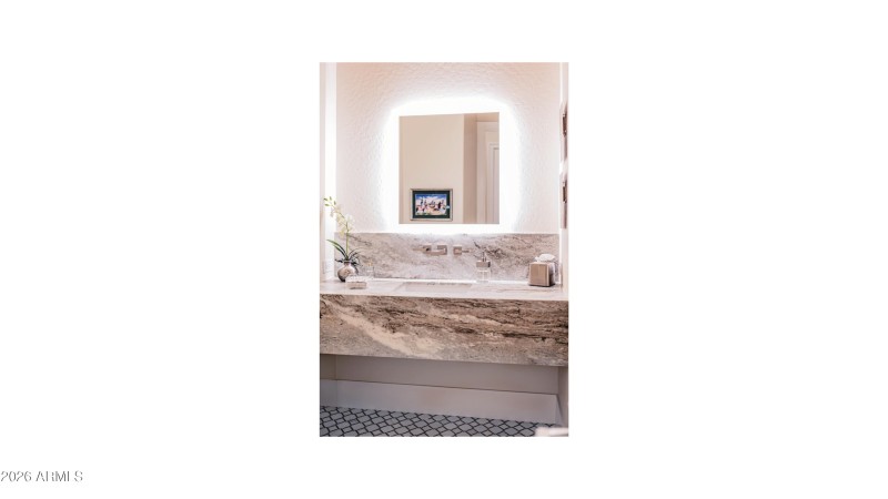 Powder Room Mirror Lit~
