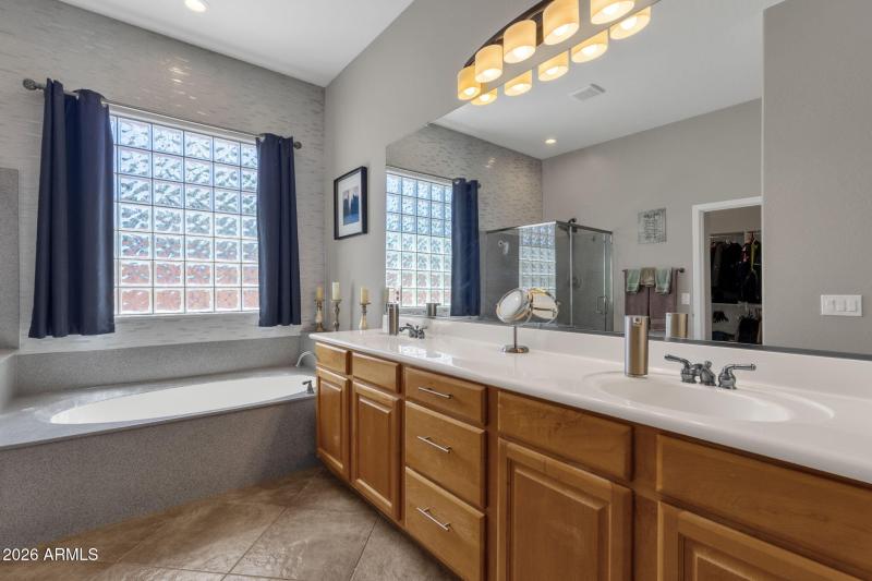Primary Bathroom Dual Sinks
