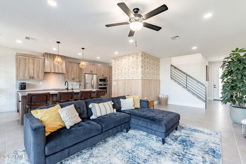 Designer feature wall
