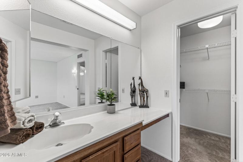 Owner's Vanity & Large Closet