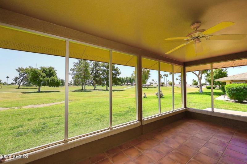 Screened in Patio-Golf Course View2