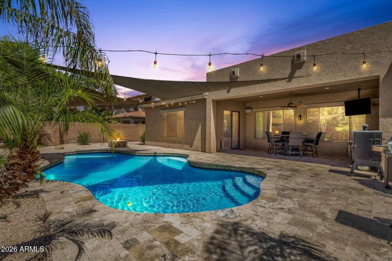 Backyard Twilight