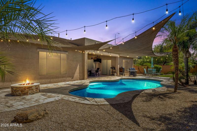 Backyard Twilight