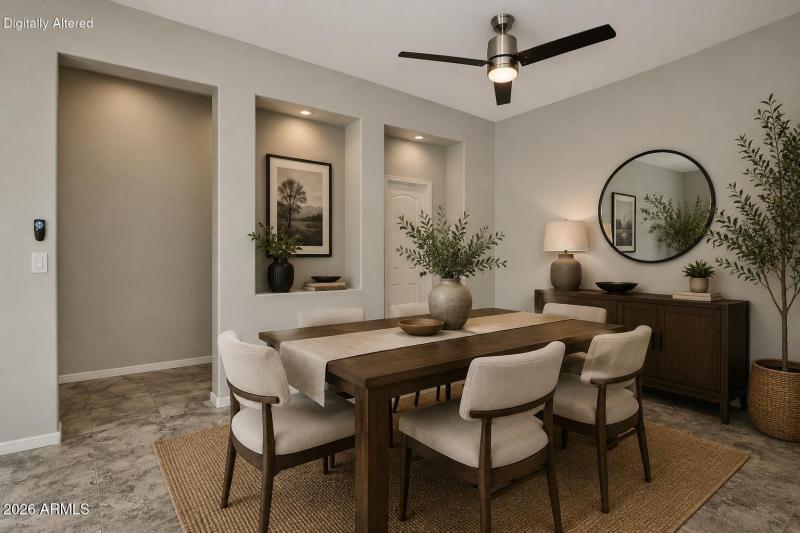 Dining room virtual stage