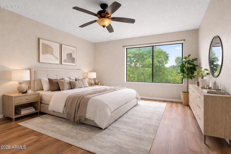 Staged Bedroom