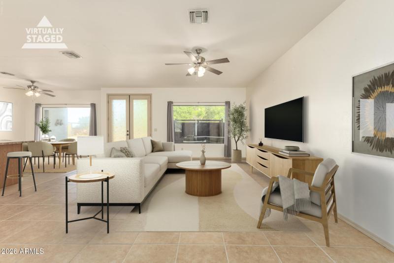 Open floor plan