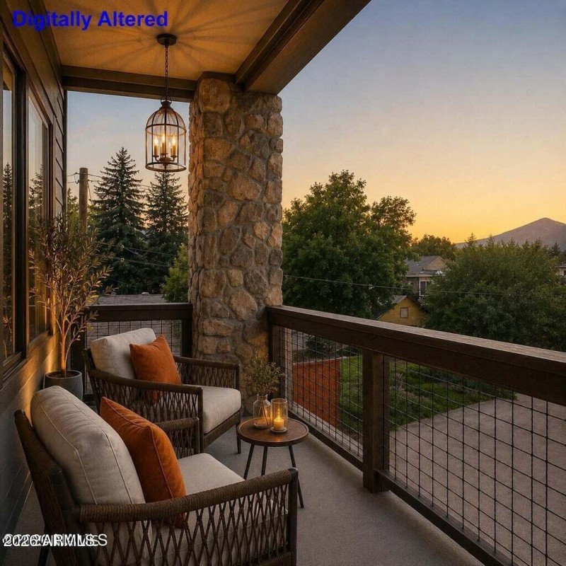 Patio off of the Living Room
