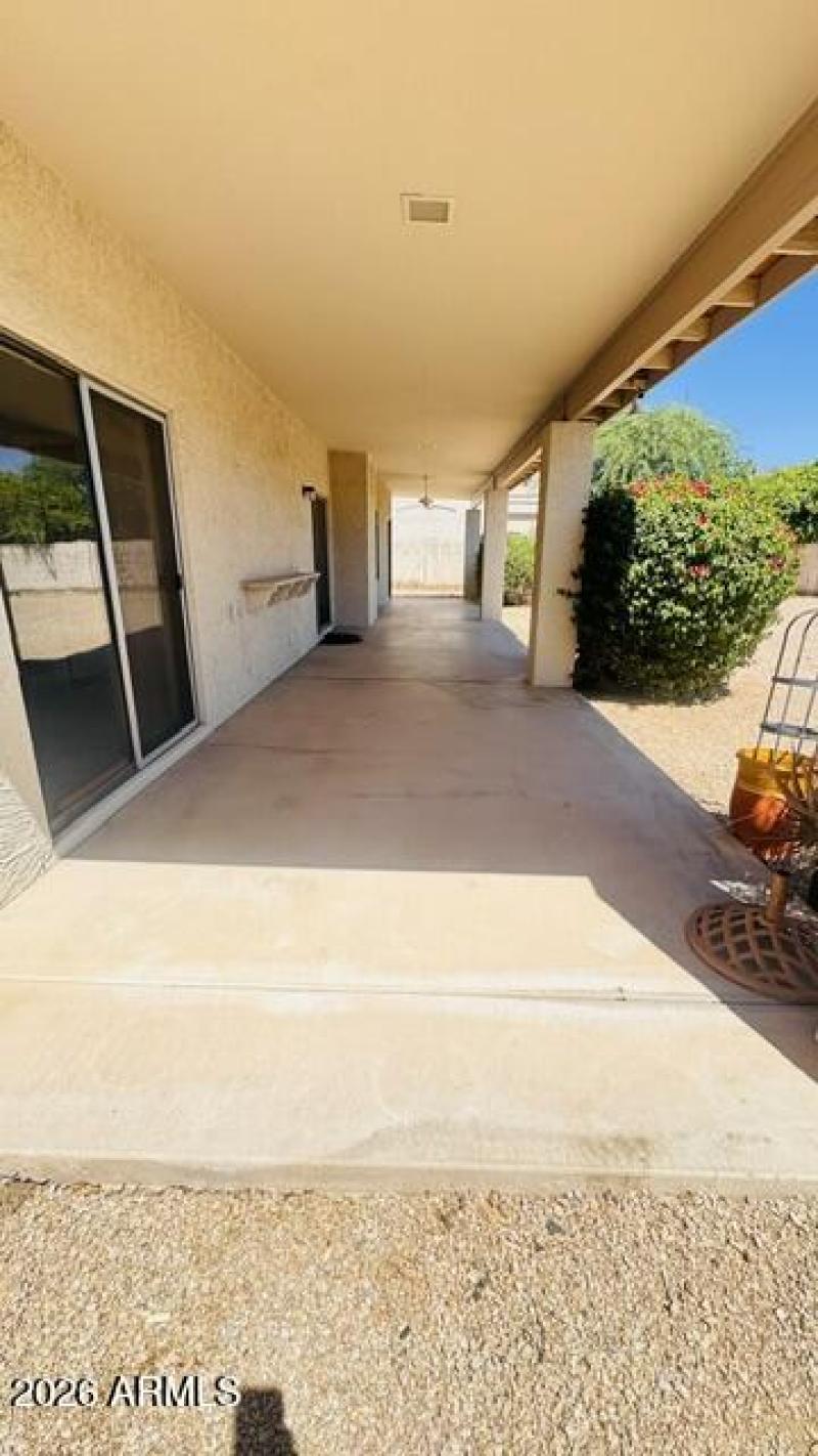Large coverd patio