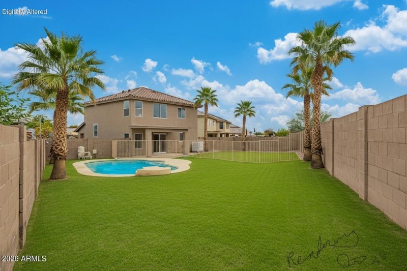 Backyard rendering mkup