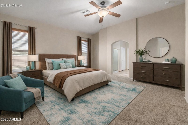Private Primary Bedroom Retreat