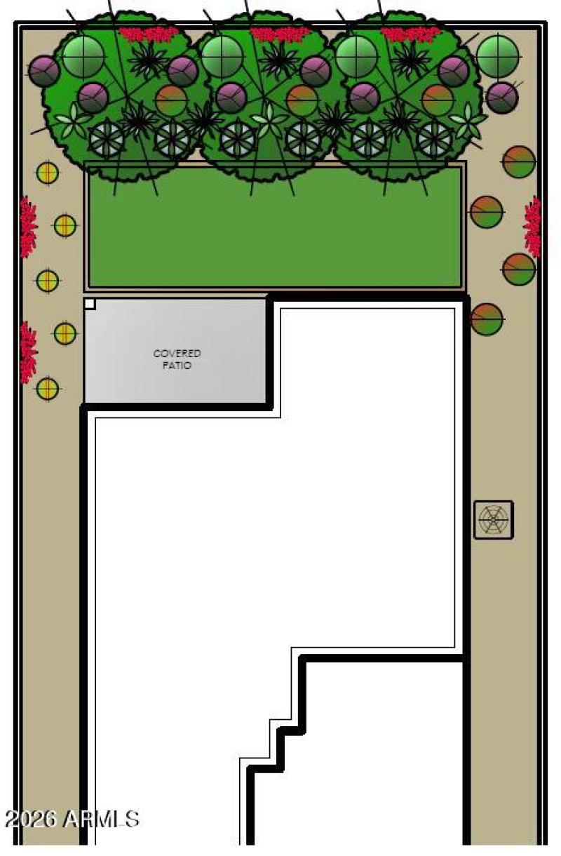 Chapin Turf Backyard Landscape Rendering
