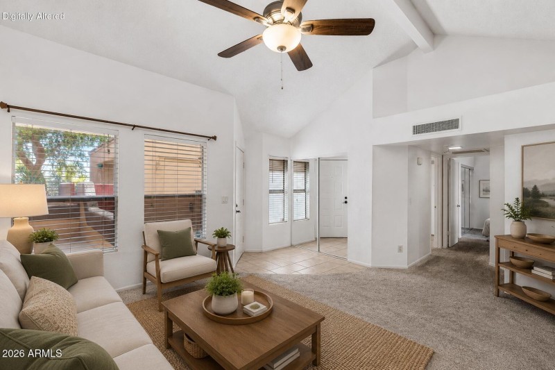 Living Area - Virtually Staged