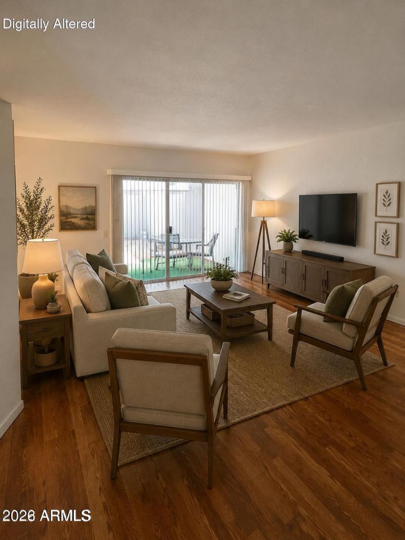 staged living room