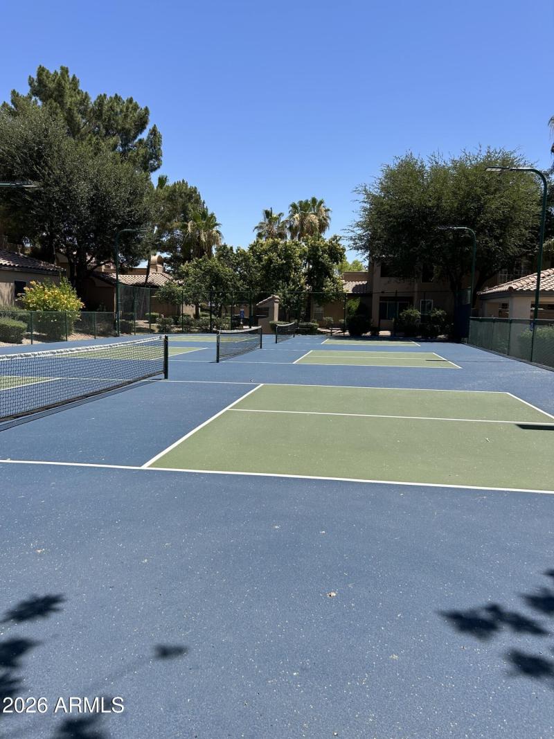 Three Pickelball Courts