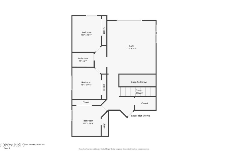 Floor Plan Upstairs
