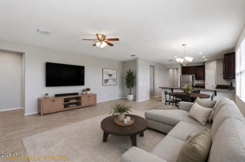 Living - Virtually Staged