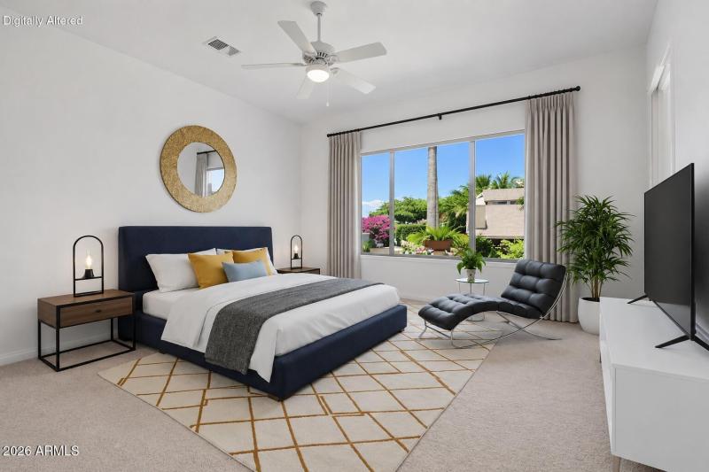 Virtually Staged Owner's Suite