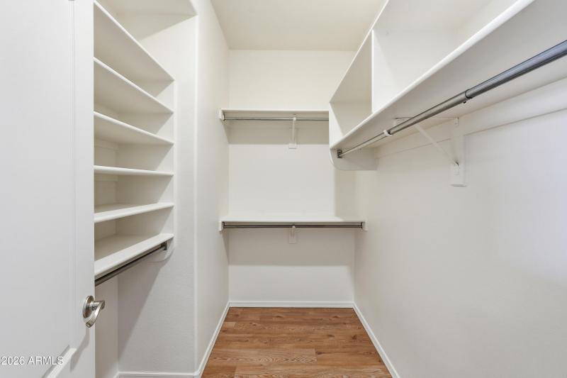 Master Bedroom walk in closet