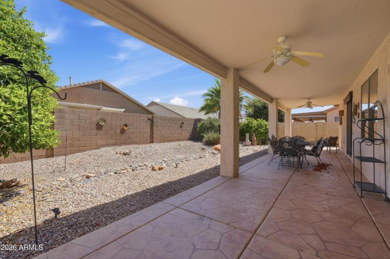 Rear Patio