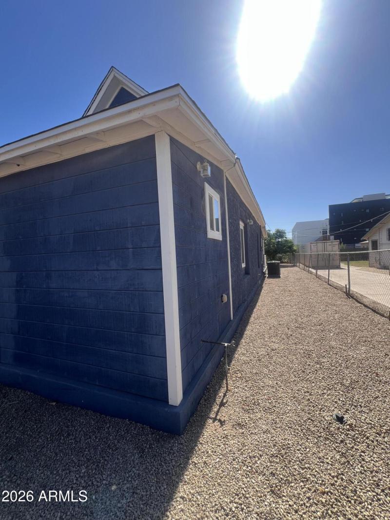 Side of front house