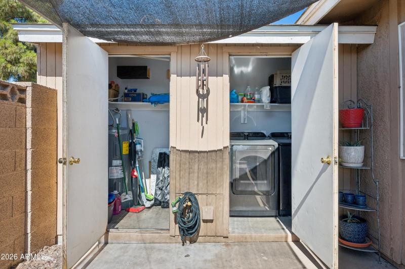 Shed and Laundry Room
