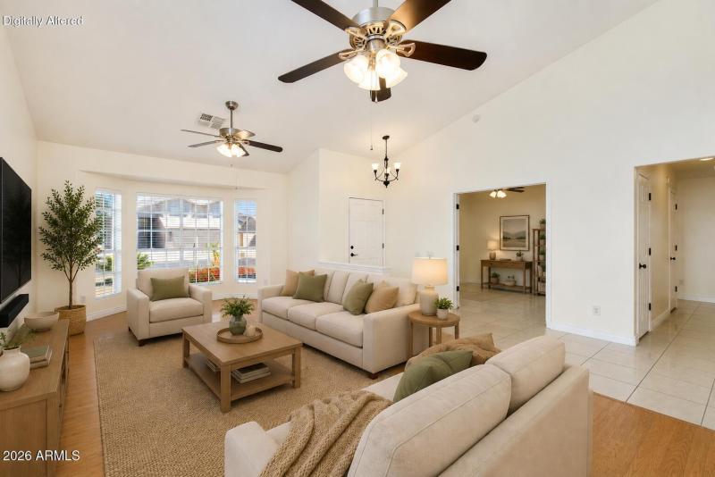 Living Room Staged