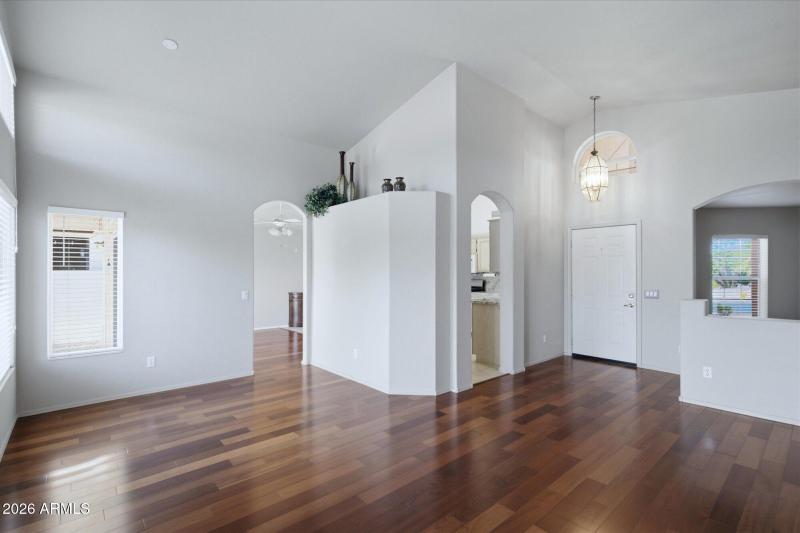 Entry and Living/Dining Rooms