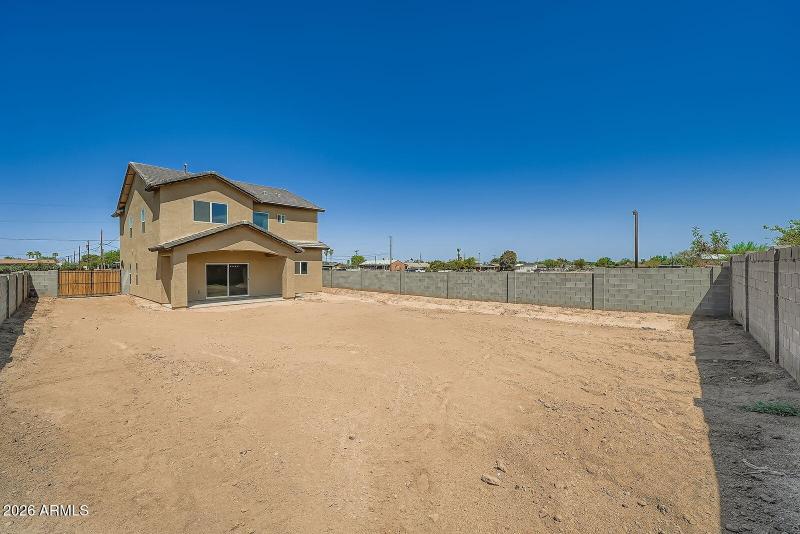 Backyard with RV Gate
