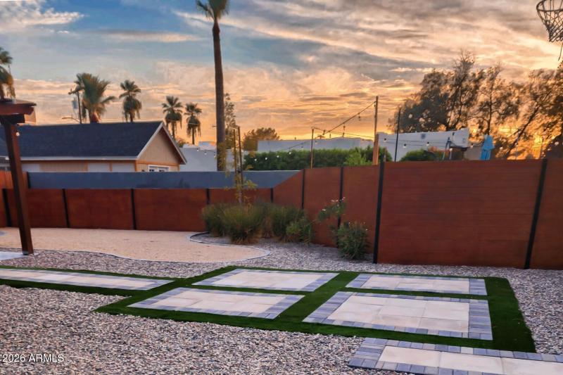 Rear yard