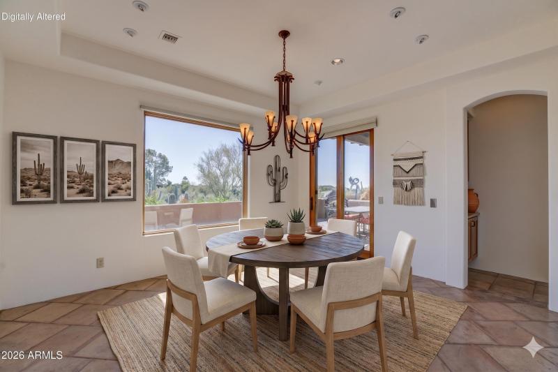 Dining room virtual stage