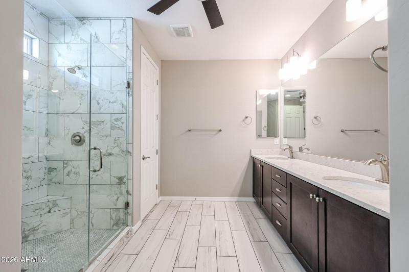 Spacious Primary Bathroom