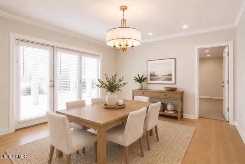 Dining Room Rendering