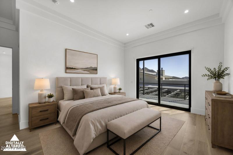 gold mtn guest loft bedroom