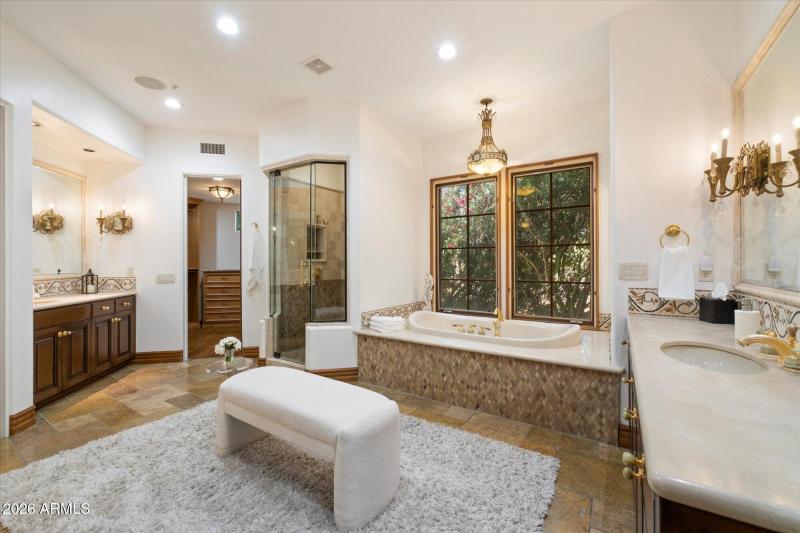 Primary Spa Bath and Closets