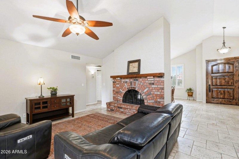 Family Room with Fireplace