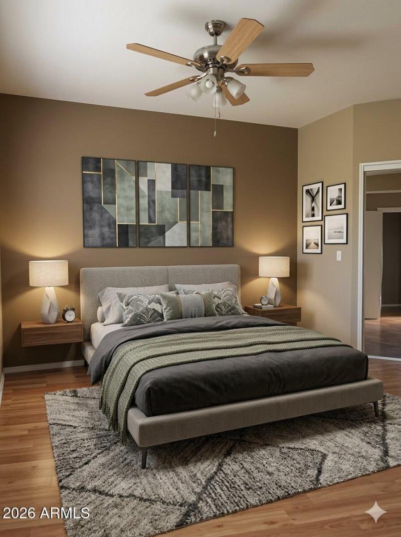 Front bedroom furnished 474