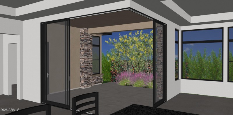 Landscape Rendering from Back Patio #2