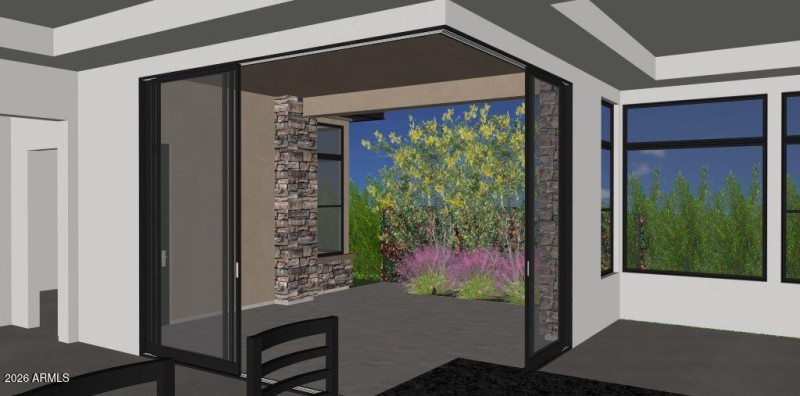 Landscape Rendering from Back Patio #2