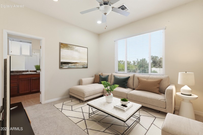 Virtual staged loft