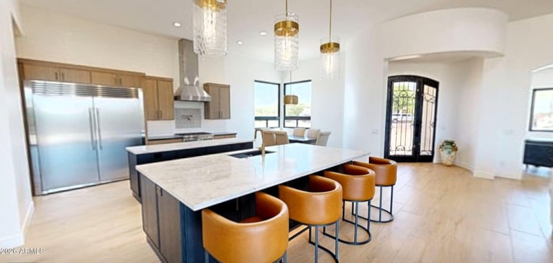 Large Gourmet Kitchen with Double Island