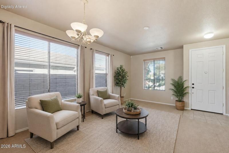 Living Room Virtually Staged