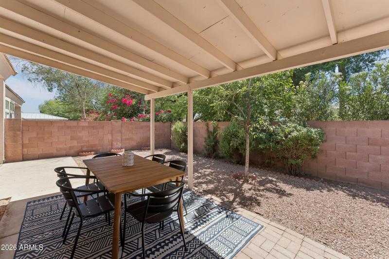 Back patio