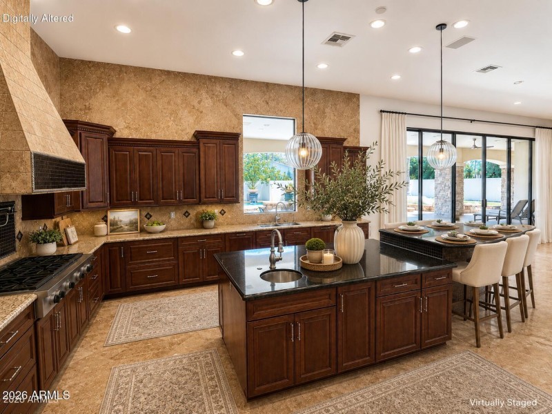 Virtually Staged Kitchen